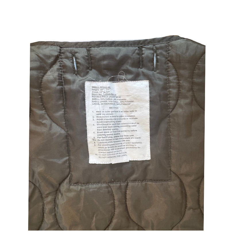 QUILTED LINING JACKET - ARMY GREEN