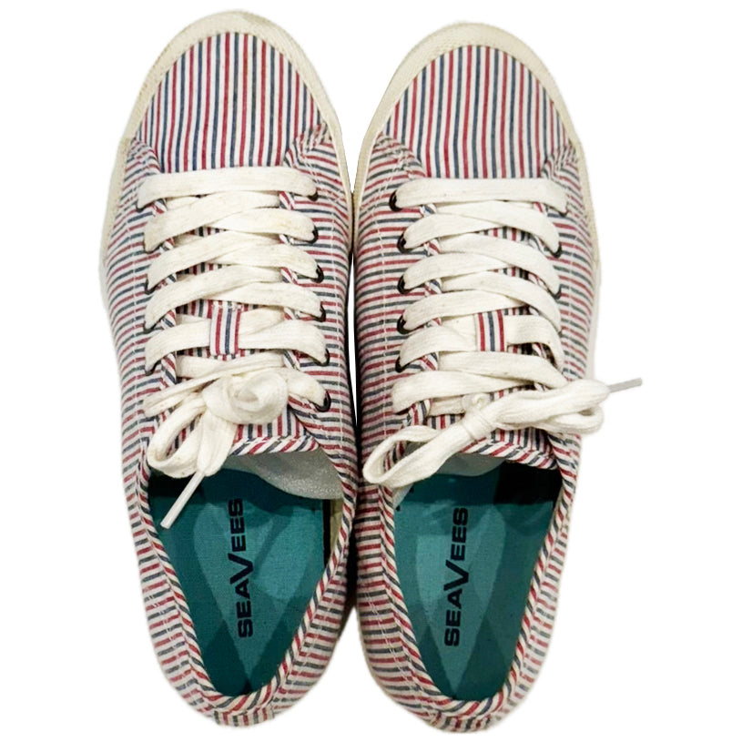 SEAVEES CANVAS SNEAKERS- STRIPED