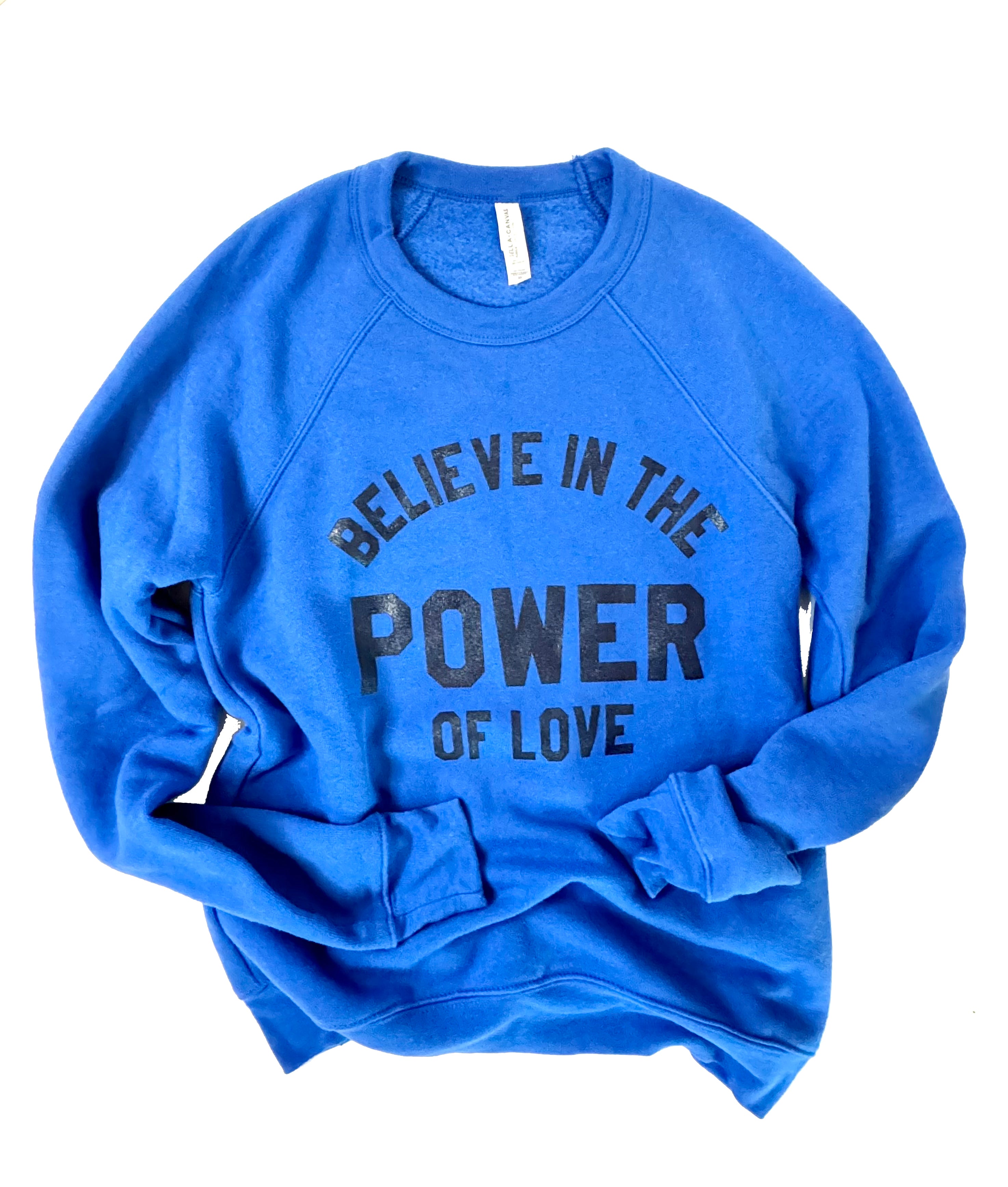 O.N.W. POWER OF LOVE CREW NECK SWEATSHIRT - BLUE