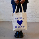 O.N.W. LIFE IS A JOURNEY TOTE BAG - NATURAL