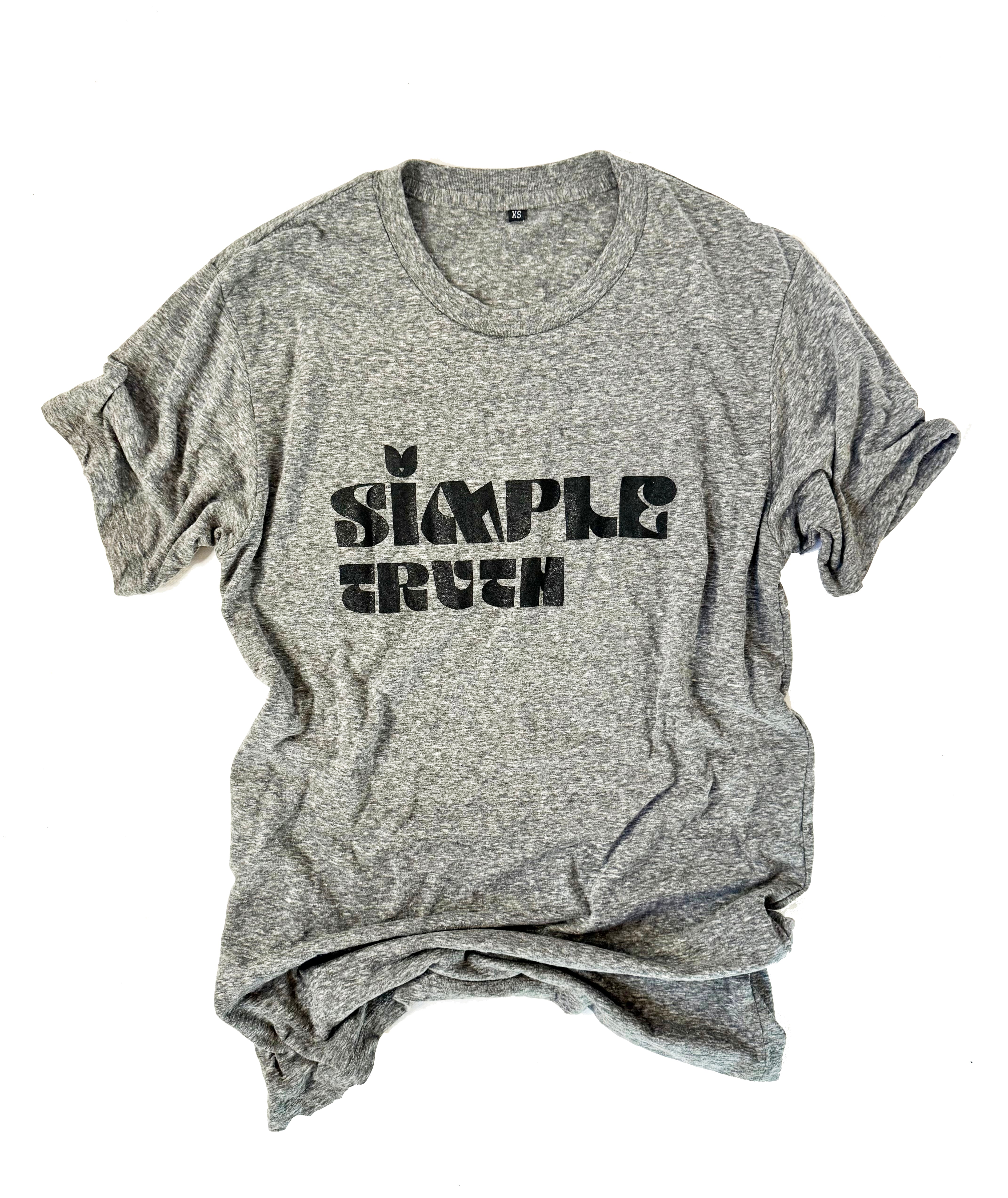 O.N.W. SIMPLE TRUTH CREW NECK SHIRT - HEATHER GRAY