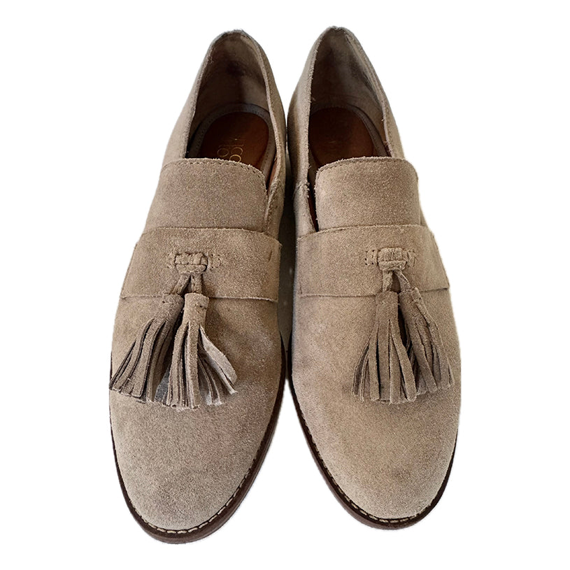 CLASSIC SUEDE LOAFER - SAND