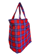 ONW Maasai XL Tote Bag - COBALT/RED