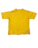 1985 VINTAGE SPORTS TEE - YELLOW/BLUE PRINT