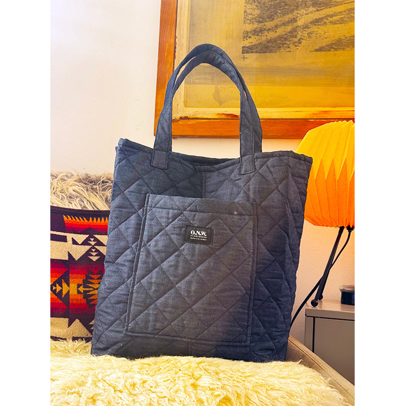 DENIM QUILT CARRYALL