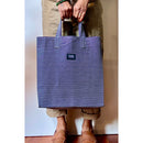 O.N.W. 1970 DENIM STRIPED TOTE BAG - BLUE/WHITE
