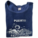 OAXANA TERRY TEE - NAVY TERRY