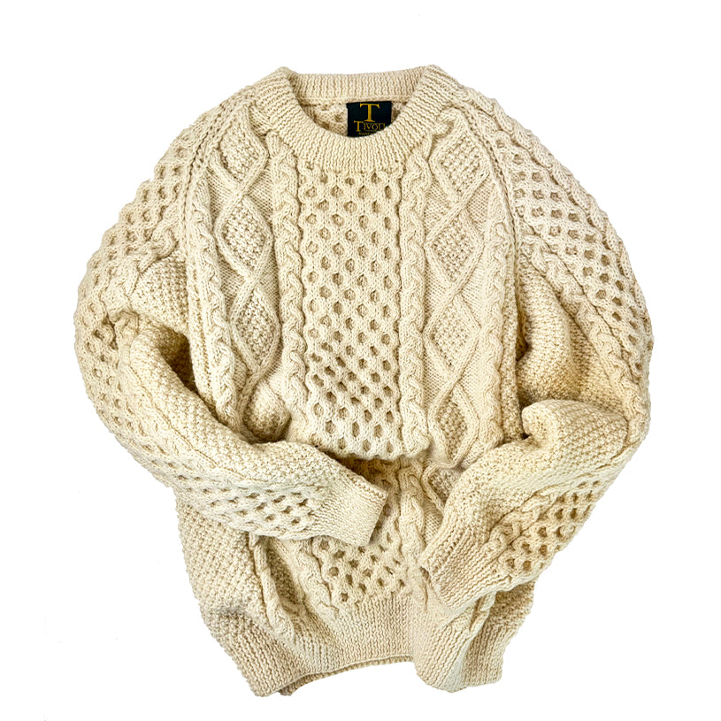 O.N.W. VINTAGE CABLE SWEATER