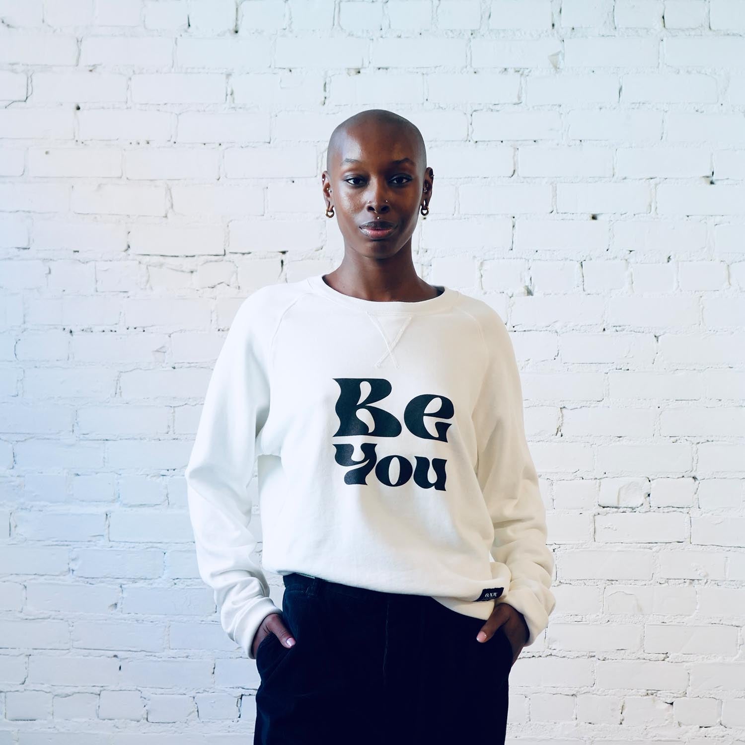 O.N.W. BE YOU CREW NECK SWEATSHIRT