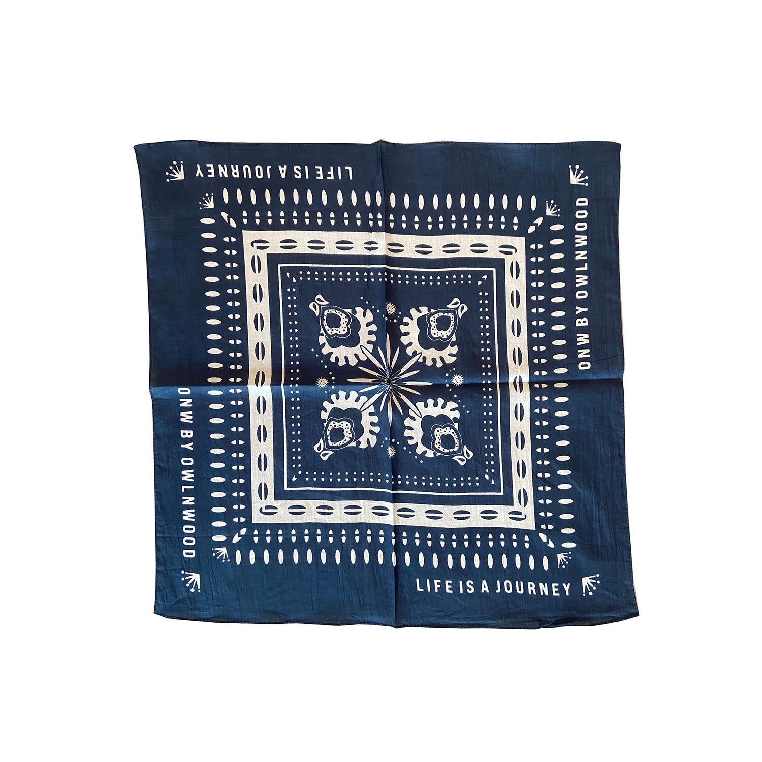 O.N.W. KORNBLOMST BANDANA - INDIGO