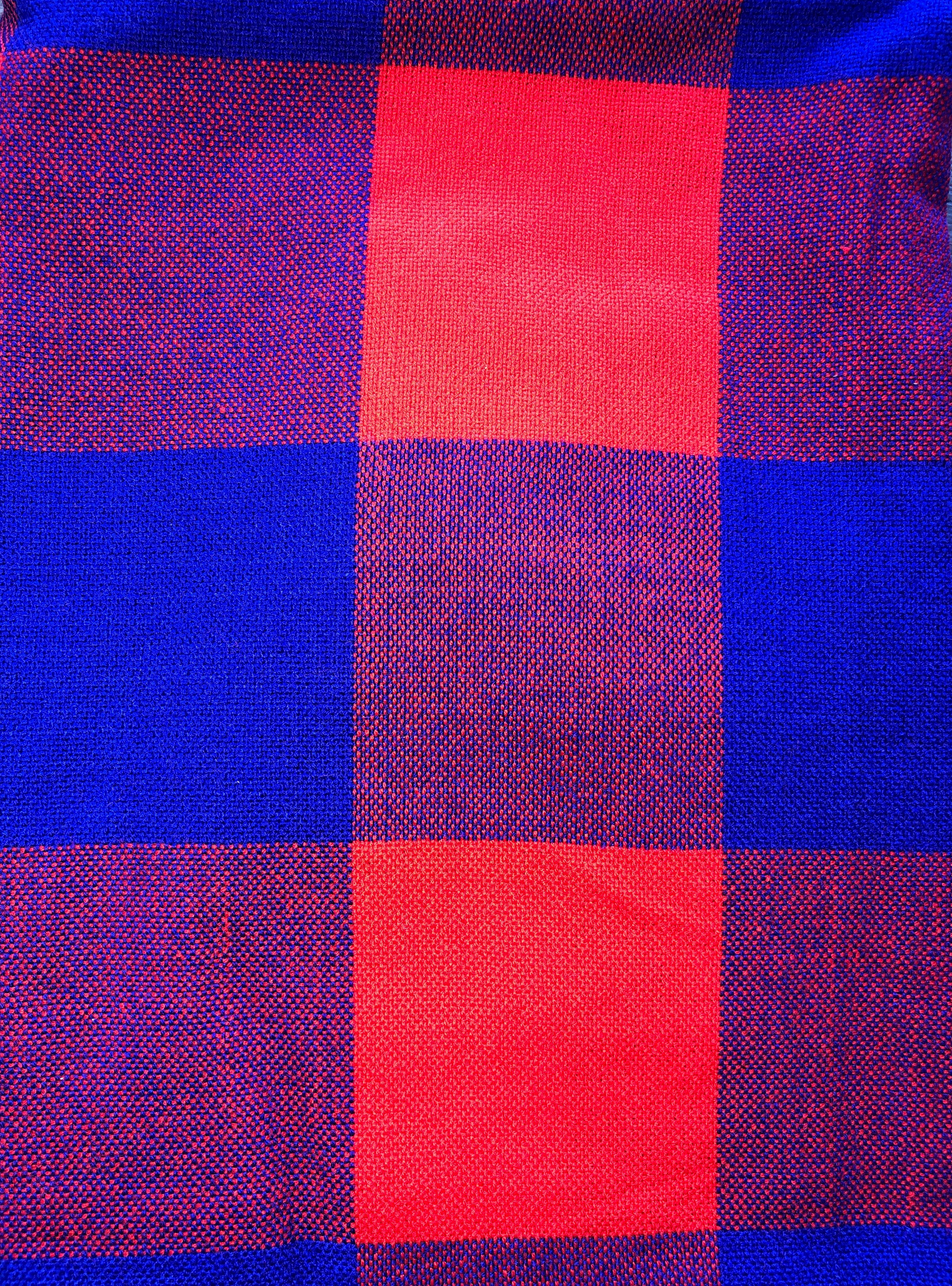 ONW Maasai XL Tote Bag - COBALT/RED