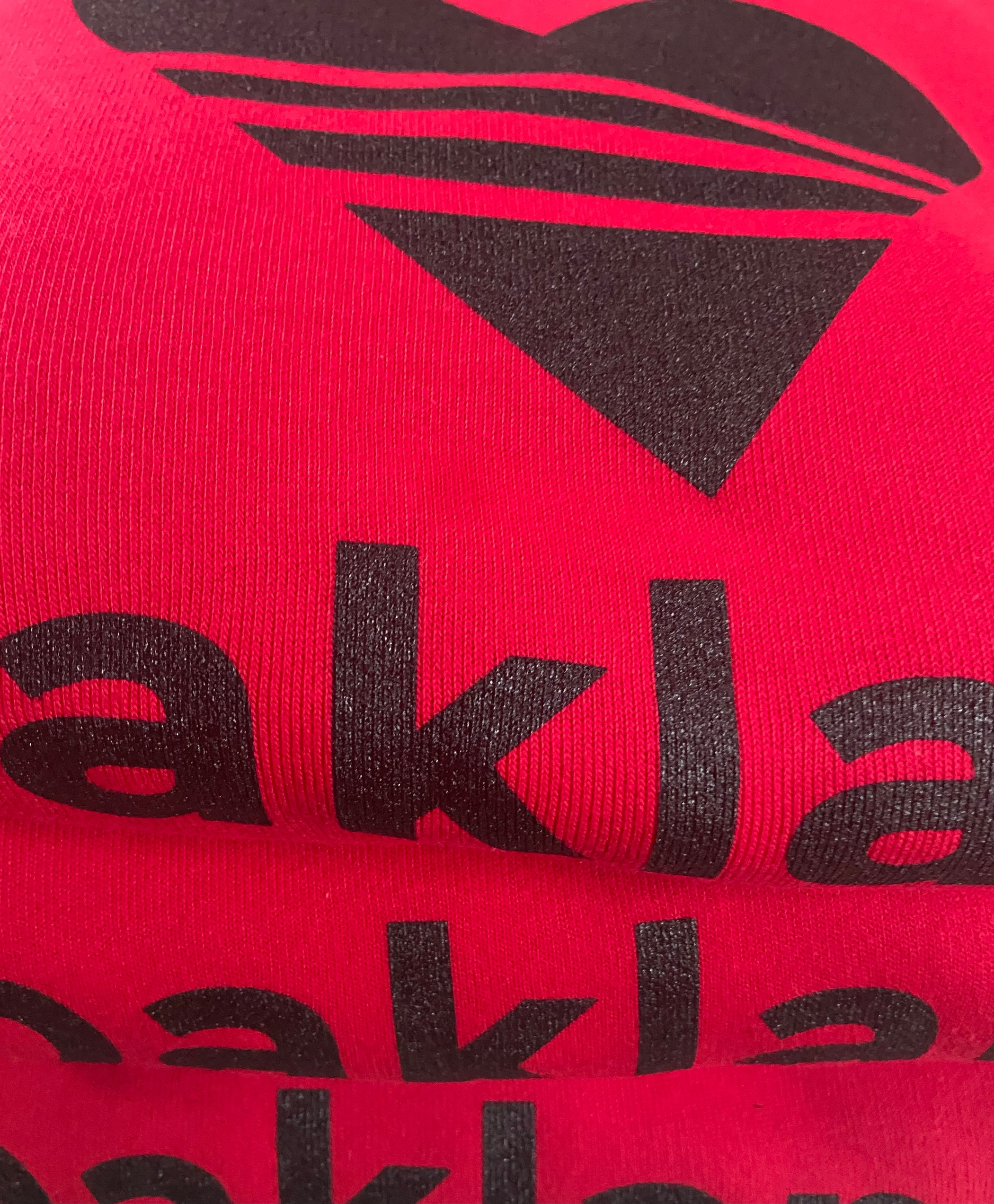 UNISEX SPORTY HEART/ BRIGHT RED Sweatshirt ONW-SPHT-200-RED