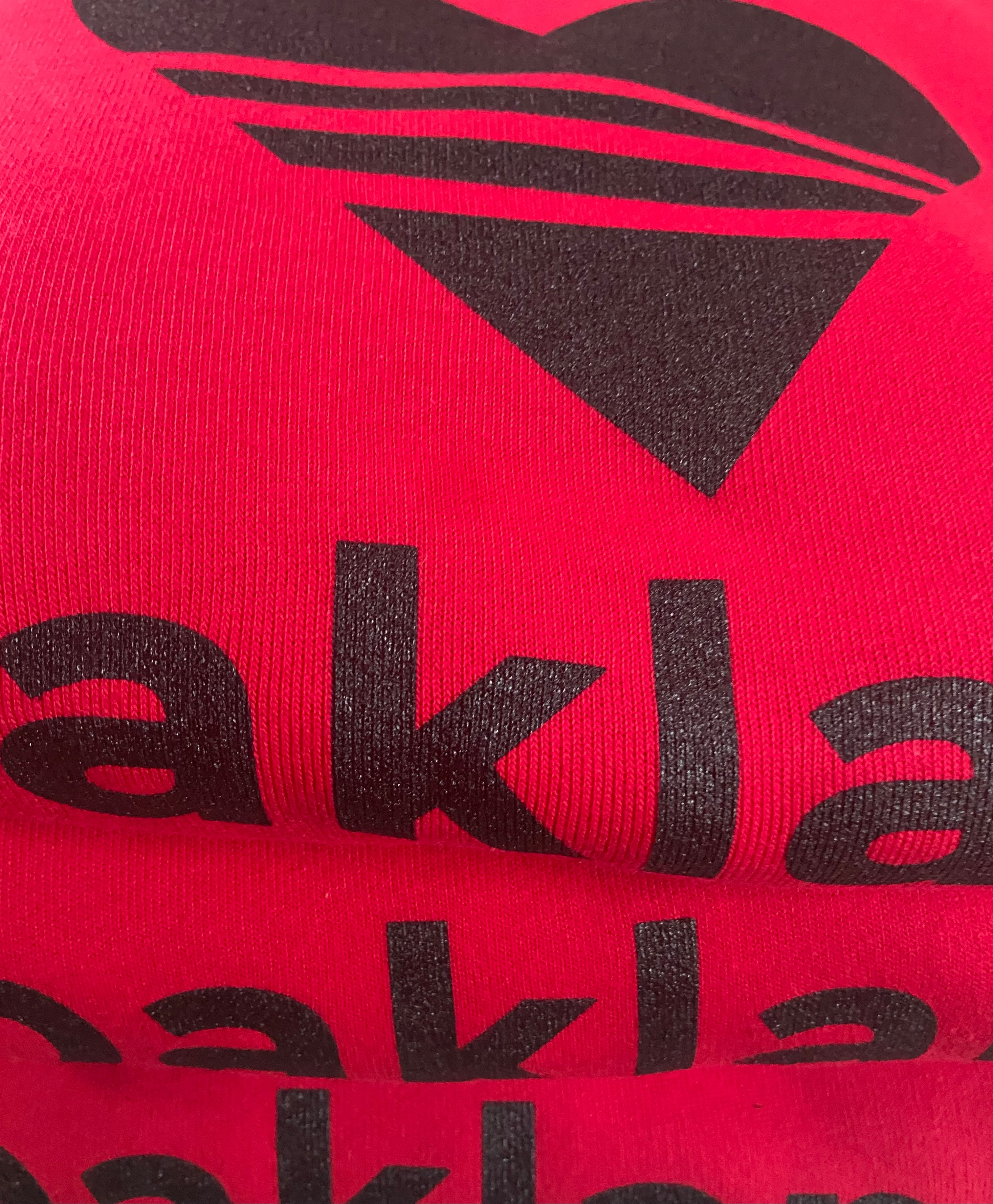 UNISEX SPORTY HEART/ BRIGHT RED Sweatshirt ONW-SPHT-200-RED