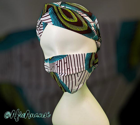 Afro Anansi Face Mask - EDEMI - AF-MASK-EDE-15